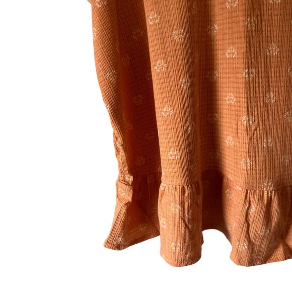 Torrid Women's Plus Size Peach Textured High Neck Crop Tank Top - Size 4 - NWT - Picture 4 of 9